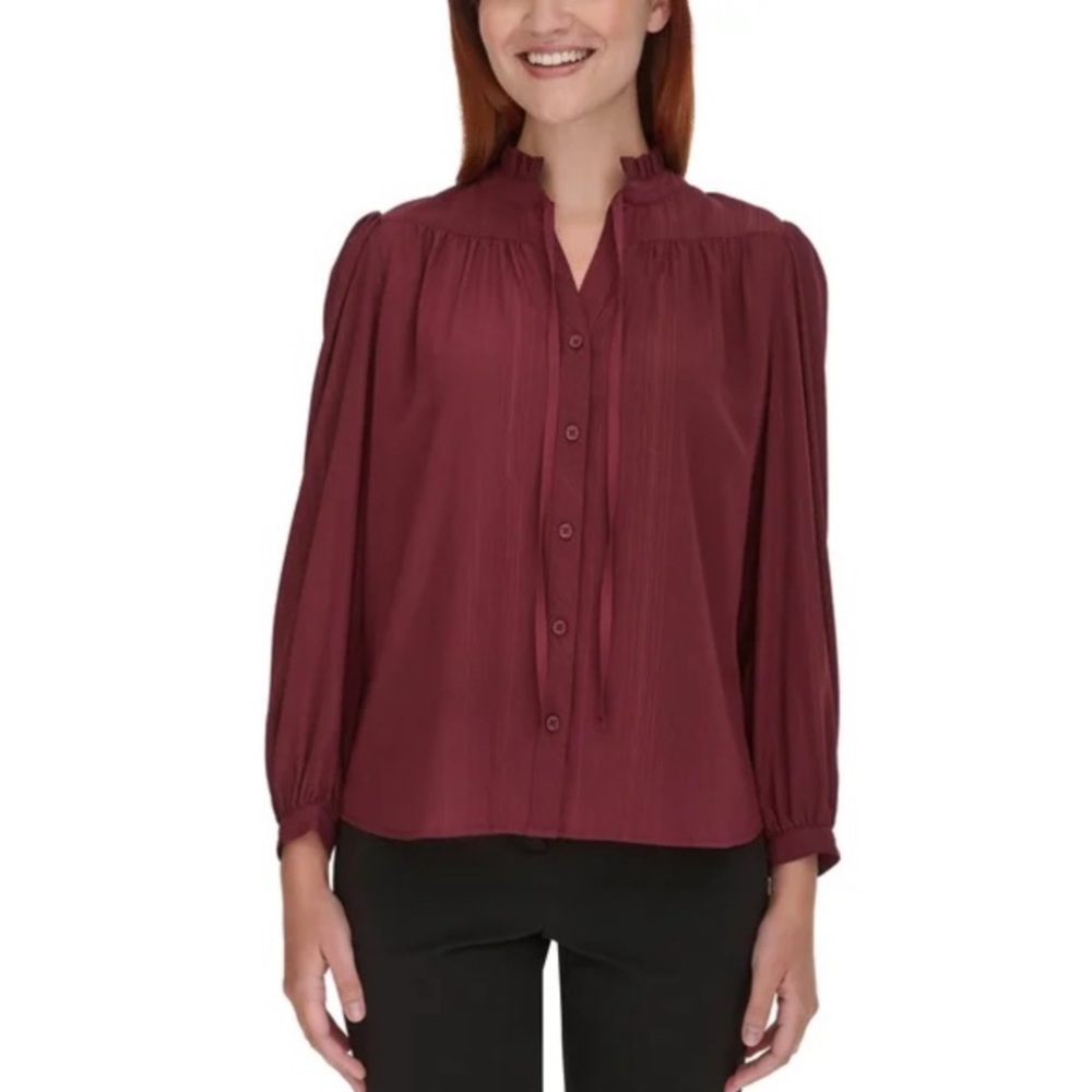 DKNY Women's Lurex Blouse NWOT